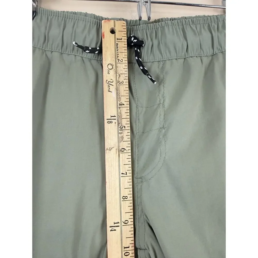 Eddie Bauer Boys Fleece Lined Joggers Green Colorway Size XL 14/16 Outdoor